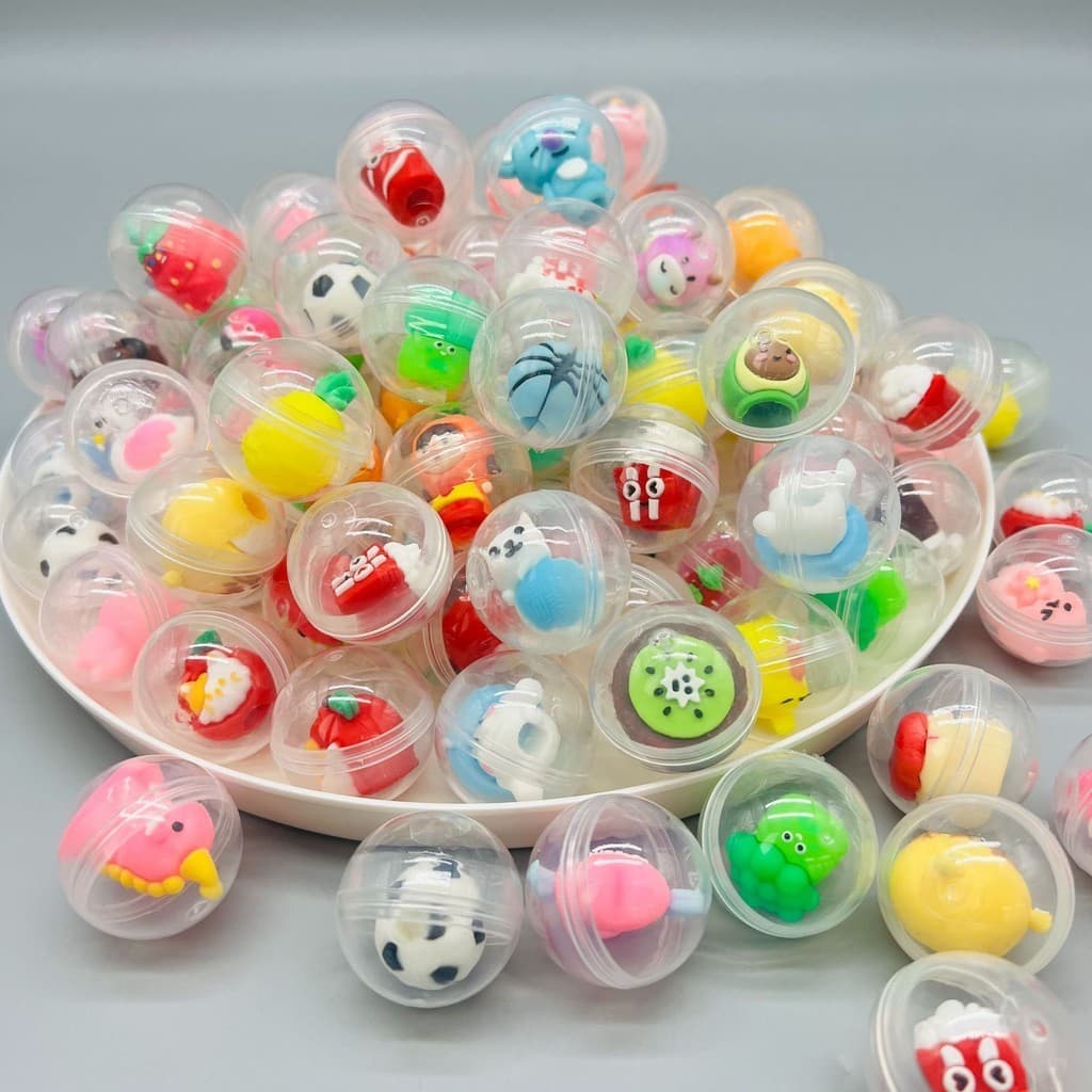 20/50/100pcs Mini Cute/Kawaii Capsule Gashapon Toys Surpresa Egg Toy Adequado Para Crianças Brinquedos De Aniversário Prêmios De Carnaval Recompensas Na Sala De Aula Escolar
