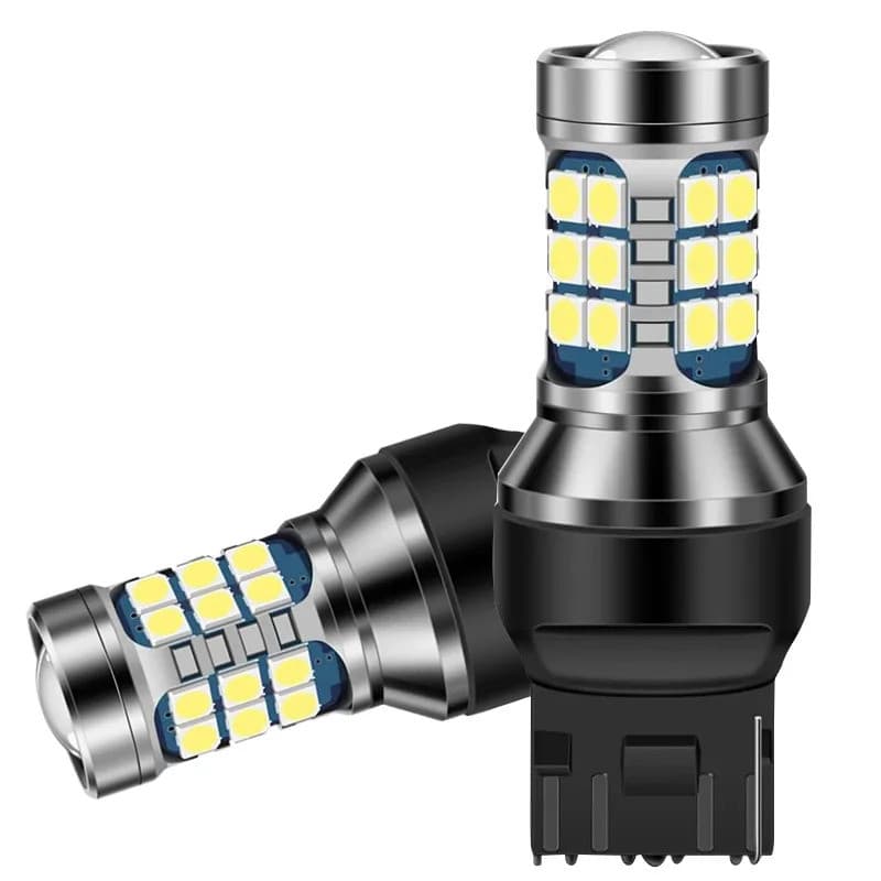 2PCs T20 led 7440 7443 led wy21w lâmpadas LED lâmpada de sinal do carro T20 3030smd backup invertendo luz super brilhant