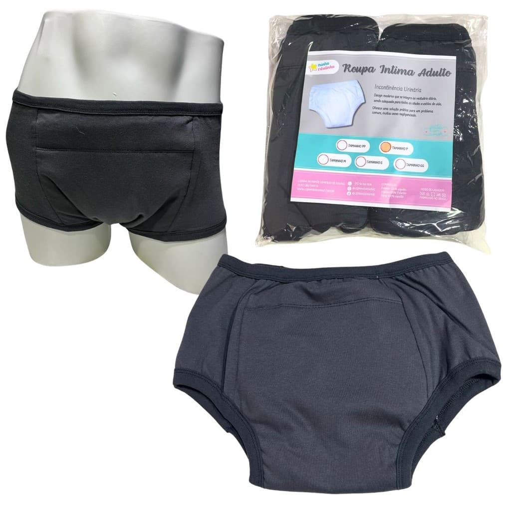 Roupa Íntima Geriátrica Unisex Segura Escapes Urina 2un CHU