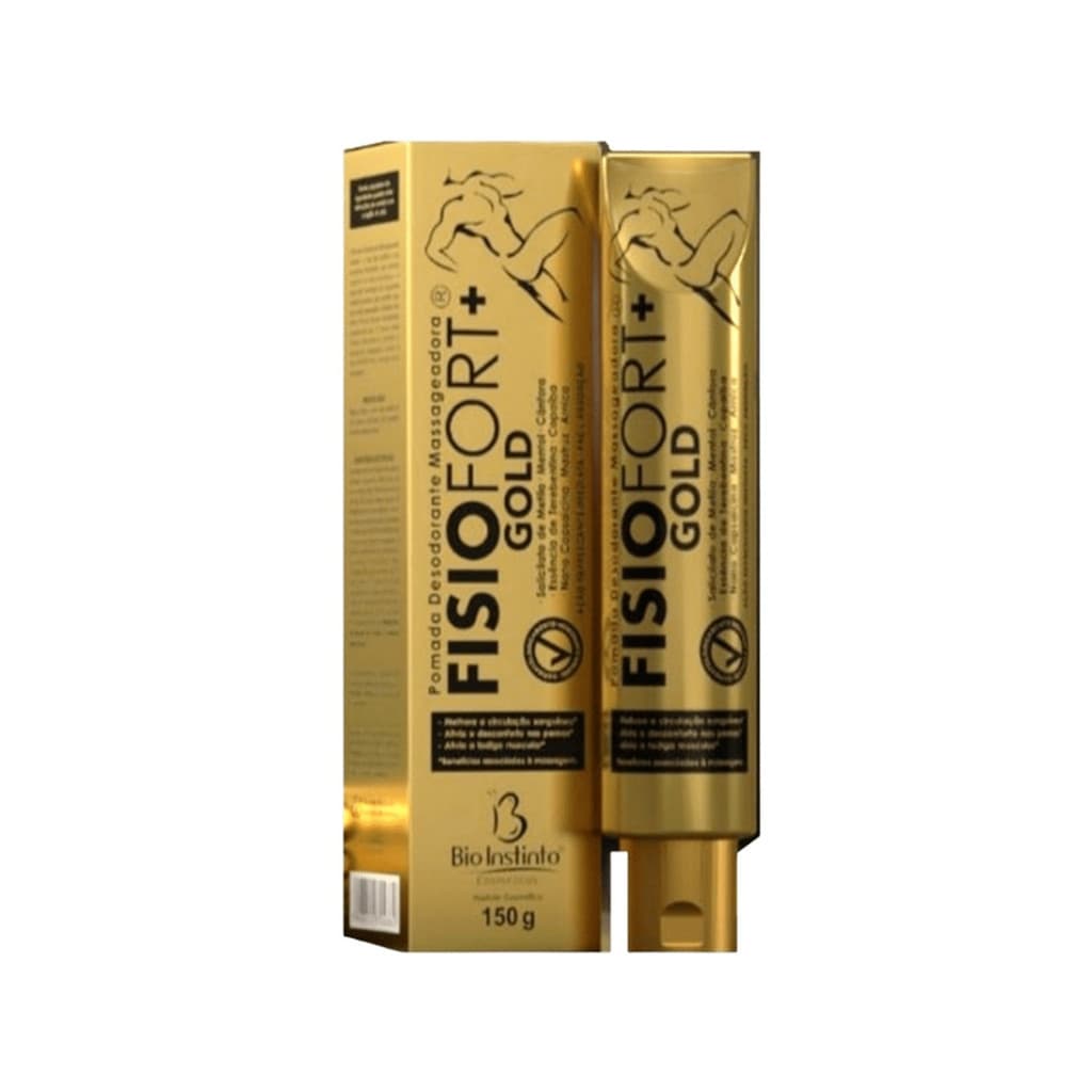 Pomada Massageadora FisioFort+ Gold 150g - Bio Instinto
