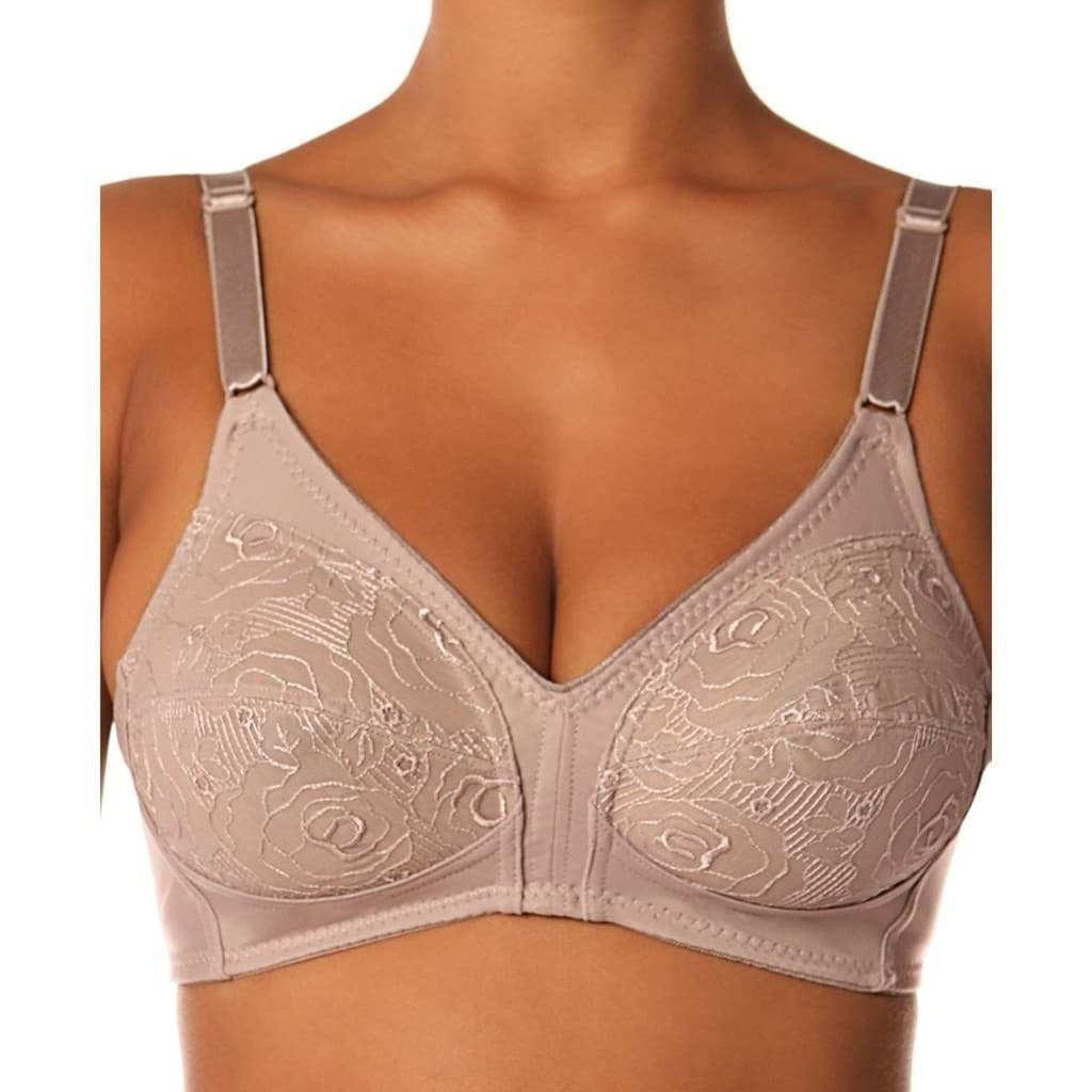 Sutiã Demillus Clarineta Cetinete Forrado Sem Aro Sem Bojo Bordado Sustentação