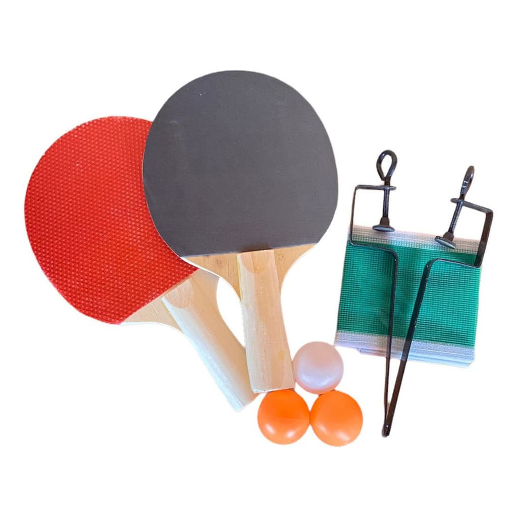 Ping Pong Tênis De Mesa Kit 2 Raquetes + 3 Bolinhas + 1 Rede