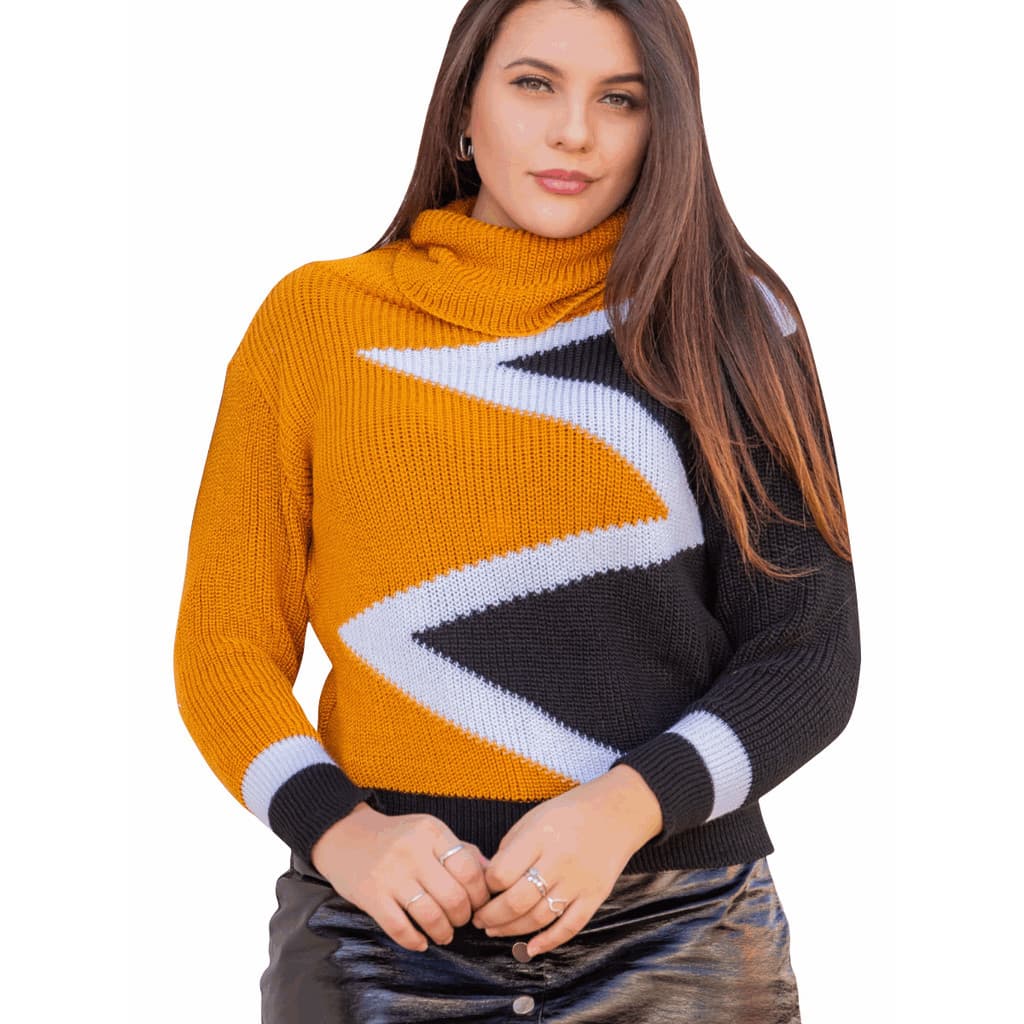 Blusa de Trico para Mulher / Moda Blogueira Inverno Lançamento