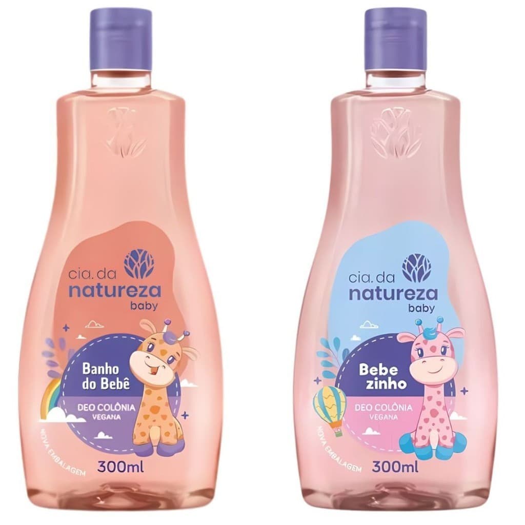 Deo Colônia Infantil Baby Cia Da Natureza 300 ml - Aroma Delicado, Uso Diário