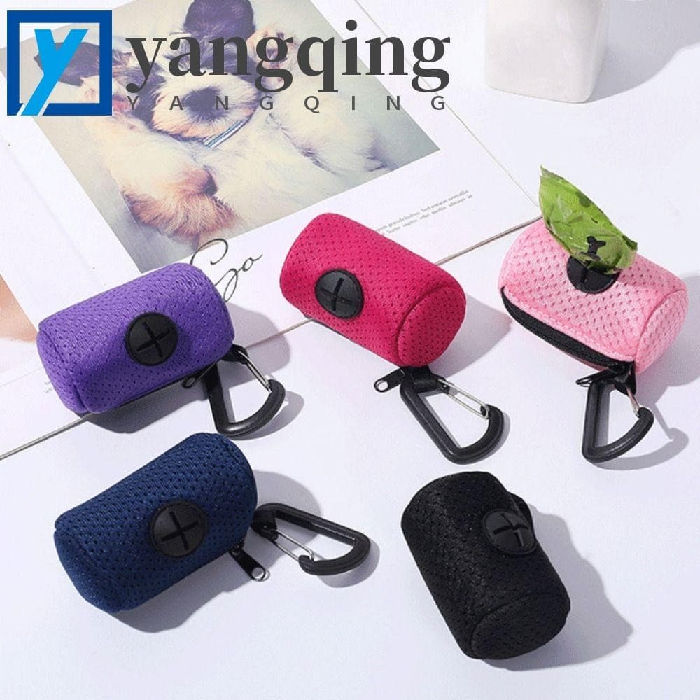 YANGQING Dog Dispensador De Sacos De Cachorro , Porta Pendurado Colorido Portátil Com Fivela Para Caminhada
