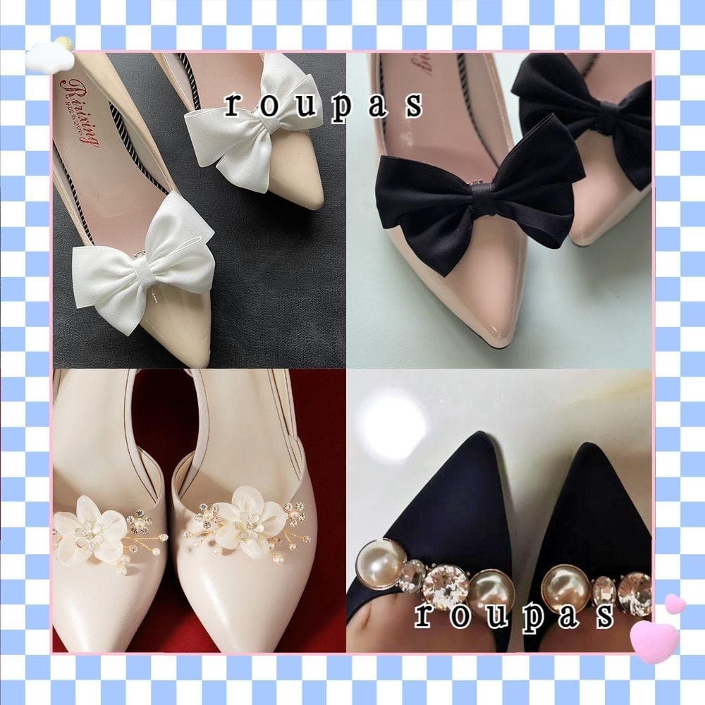 ROUPAS 2PCS Sapatos Decorações Noiva Broche De Flor De Seda