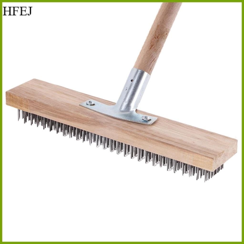 Vassoura De Arranhão Reutilizável De Aço De 30cm Com Soquete De Cabo lrnbr YB65