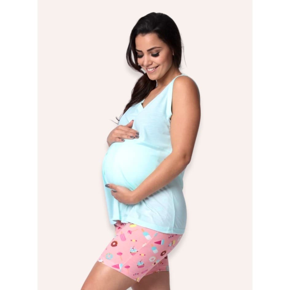 Bermudoll Feminino Gestante Bella Verde