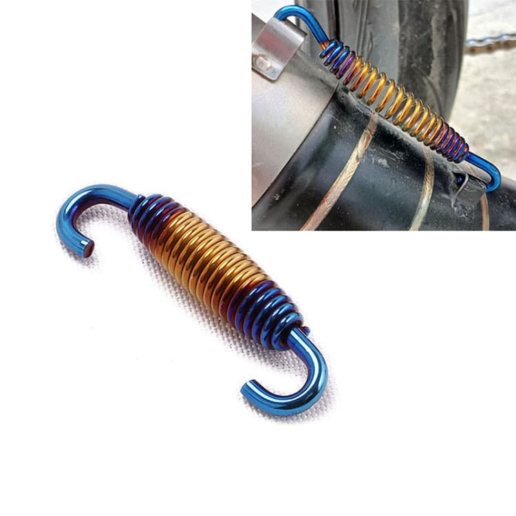 Molas Universais De Montagem De Tubo De Escape De Motocicleta De 55 Mm De Tensão