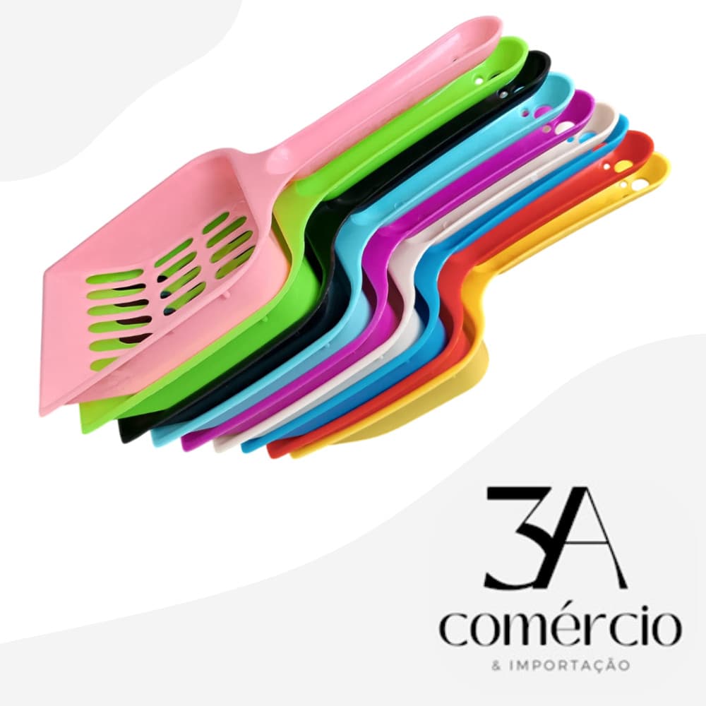 Pá Pazinha Higiênica Cães Gatos Caixa De Areia Coletor Fezes