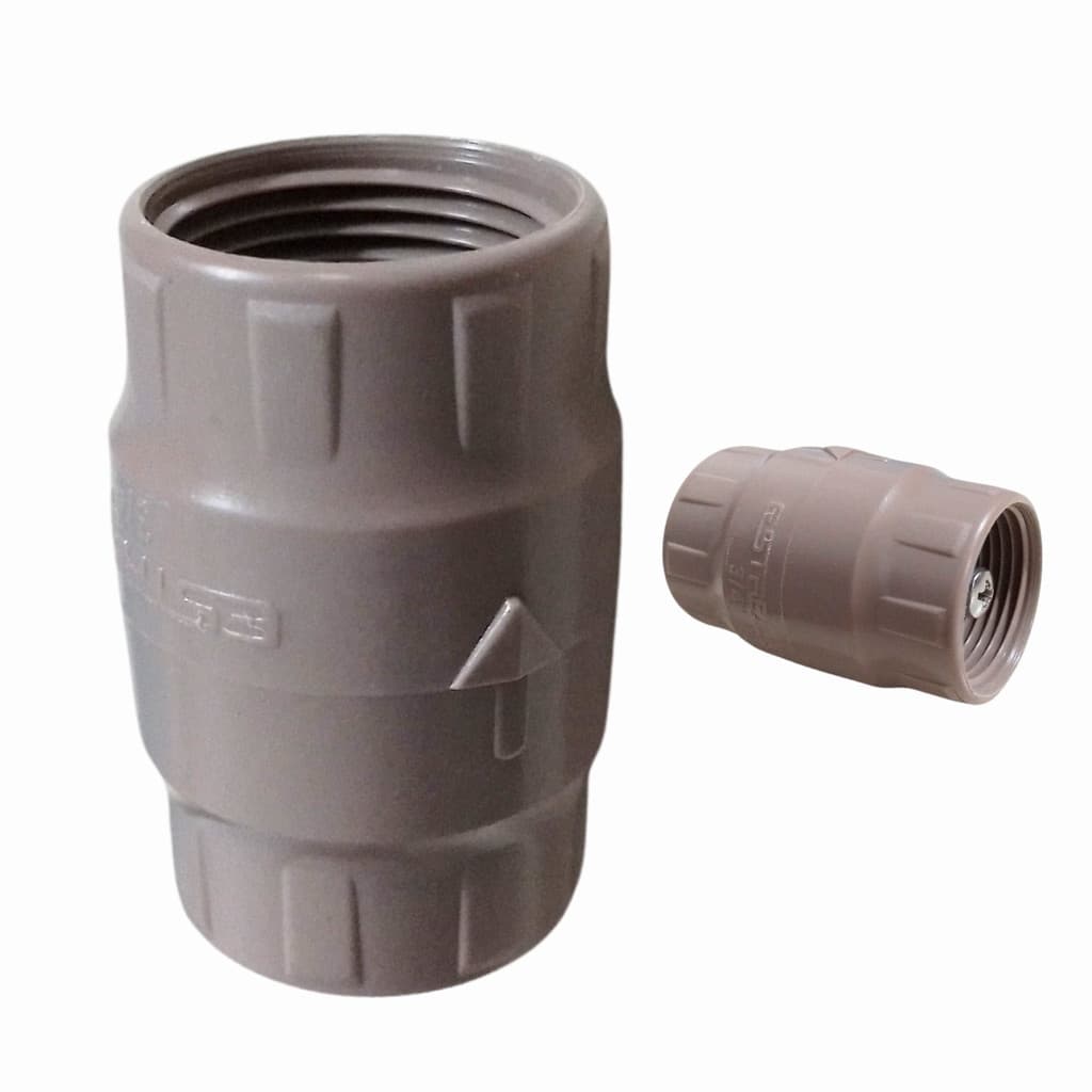 Válvula de Retenção Rosca 25mm Hidráulico 3/4 Marrom Estrela