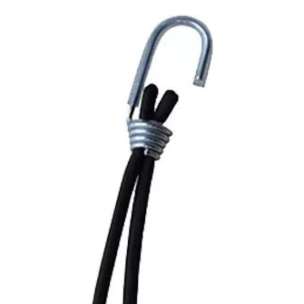 20 CORDA ELÁSTICA AGARRA LONA PRETA 35CM