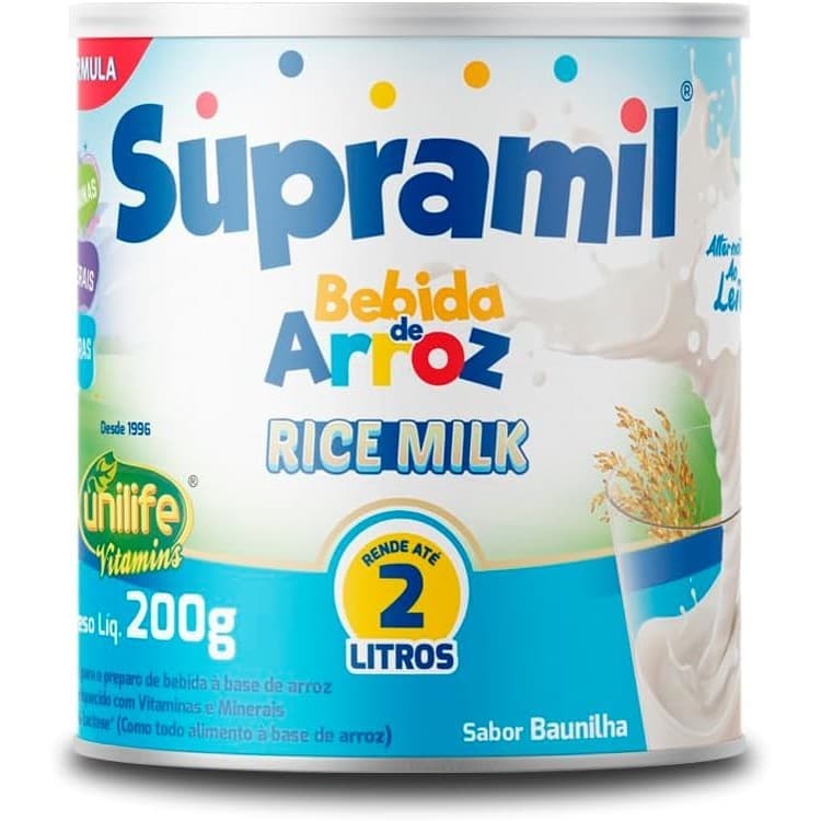Bebida de Arroz Sabor Baunilha Kids 200g - Unilife