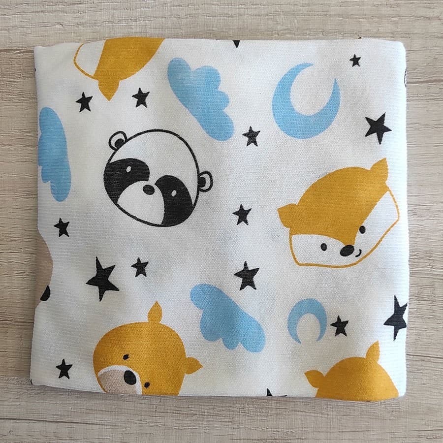 Cueiro Manta Para Bebê Soninho Malha Canelada - 60cm x 80cm