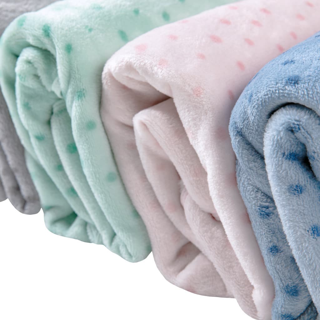 Cobertor Manta Mantinha de Bebê Poá de Microfibra 90cmx70cm Papi Friends