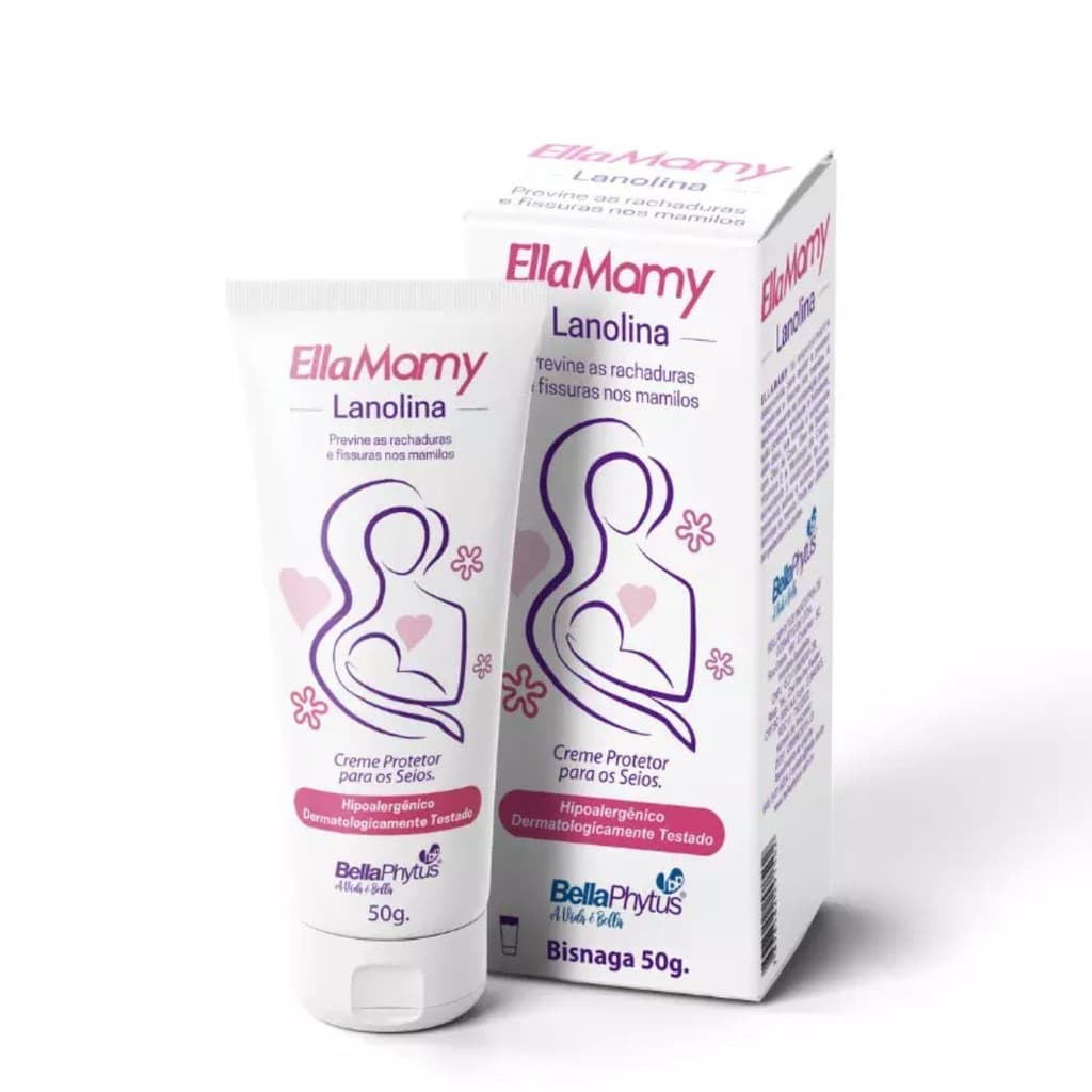 EllaMamy Creme de Lanolina 50g - BellaPhytus