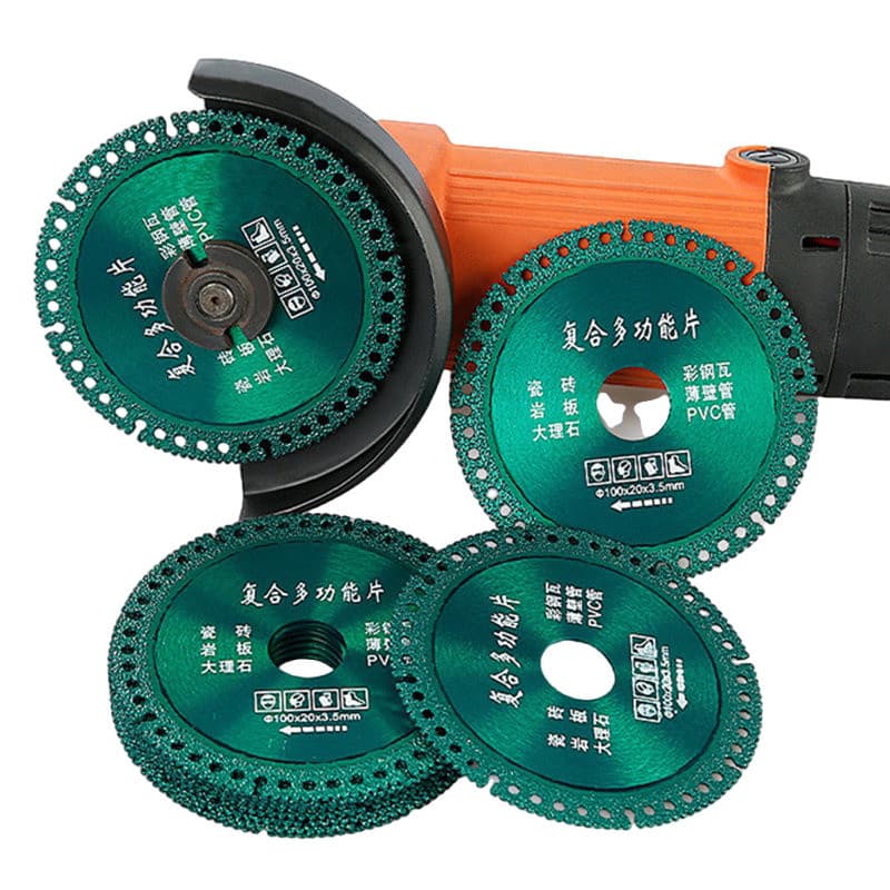 Disco De Corte 6 Em 1 Com Diamante Lâmina De Serra Multifuncional 100mm Ultra Fino Para Azulejo Cerâmico PVC