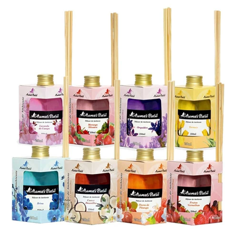 Difusor Aromatizante de Varetas Aromas Brasil 250ml