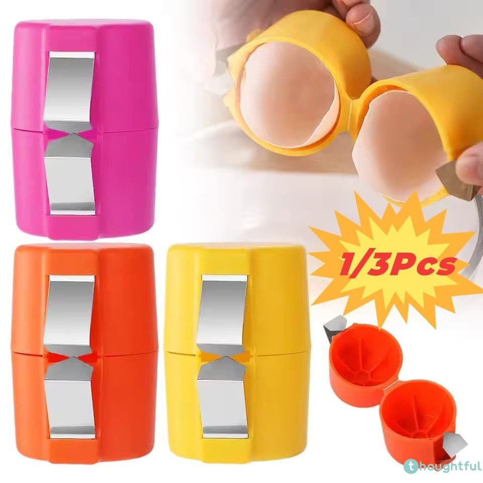 Conjunto De Abridor De Casca De Ovo 1/3 Peças, Quebra-ovos Crus Portátil, Multifuncional, Utensílio De Cozinha 