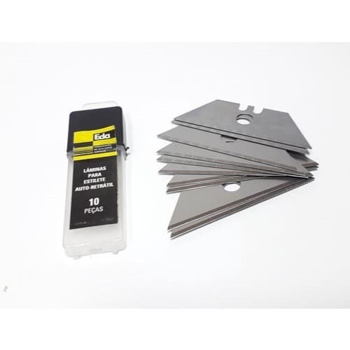 Lâminas Para Estilete Auto-retrátil C/ 10 Peças - Eda 0af