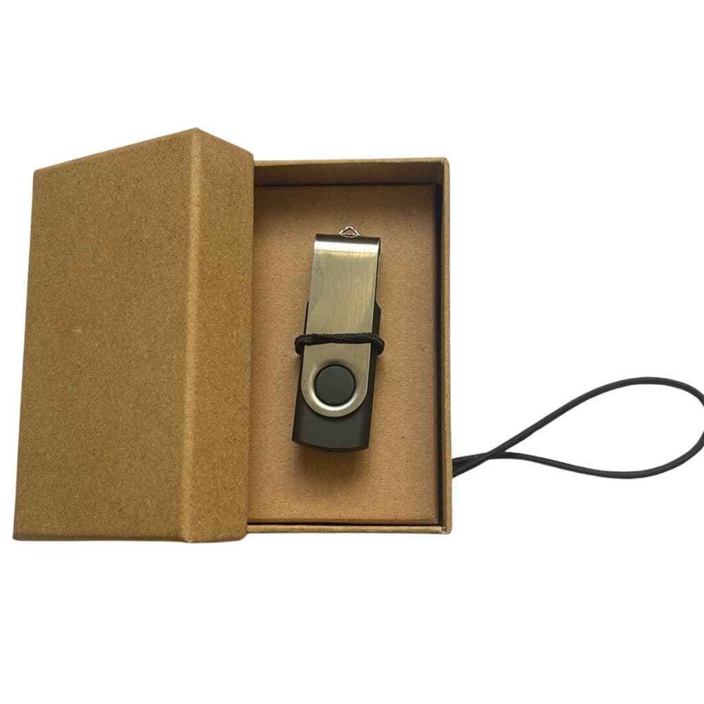 Kit Caixinha + Pen Drive Giratório  Personalização a partir de 5 peças (REF-KT4)