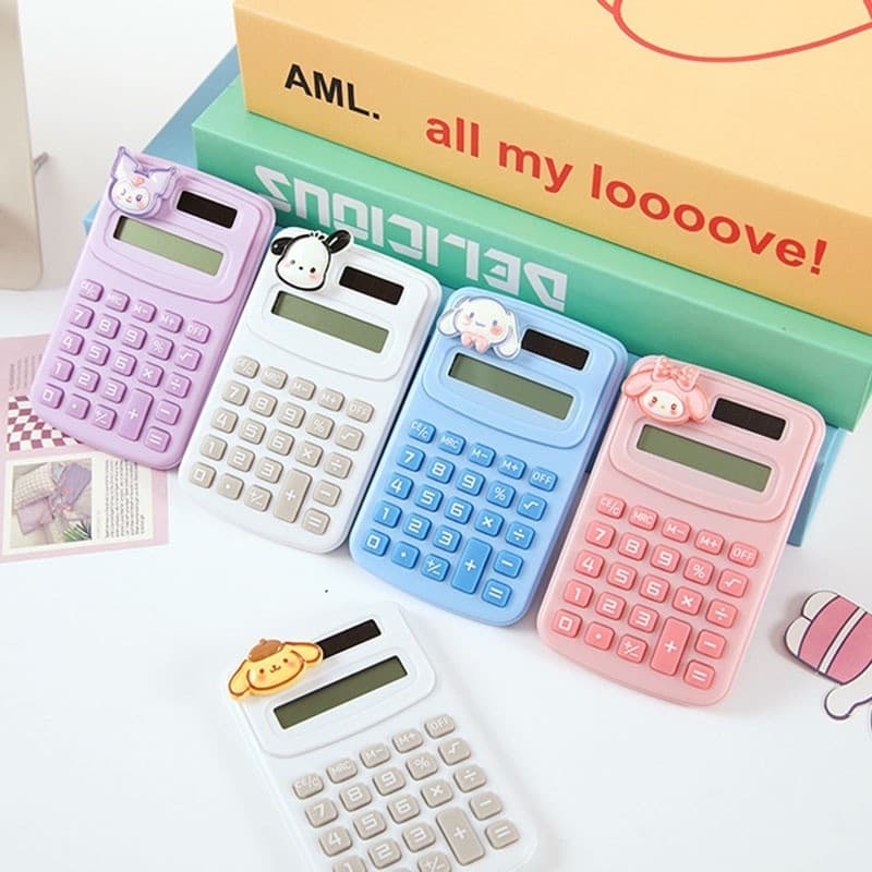 Sanrio Creative Mini Pocket Computer Calculadora De Bolso Slim Palm