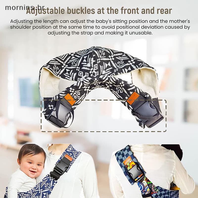 MORNIN Baby Carrier Recém-Nascidos Suaves Quatro Estações Universal Para Bebês Cinto De Cintura Ajustável Atividades De Embrulho Crianças De Colo BR