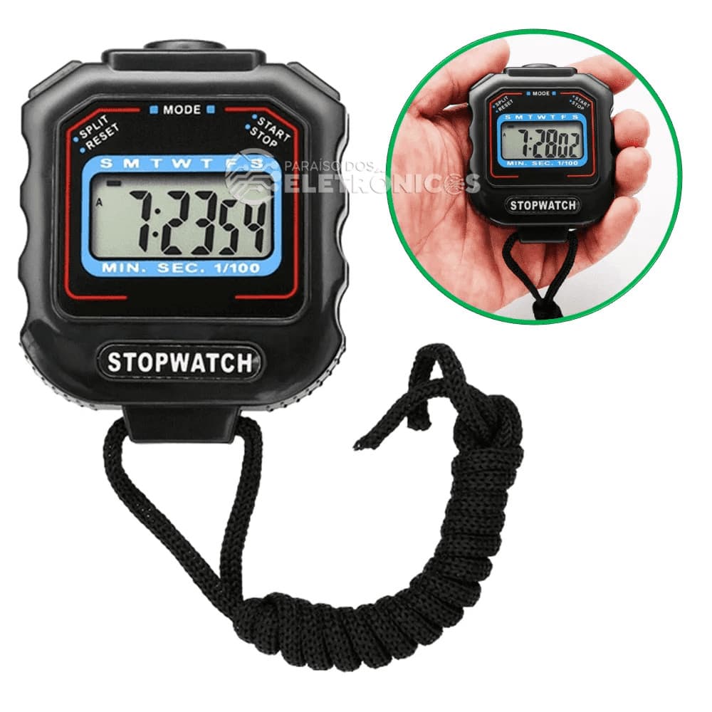 Cronometro de Treino Digital Portátil Para Praticar Esportes KL103