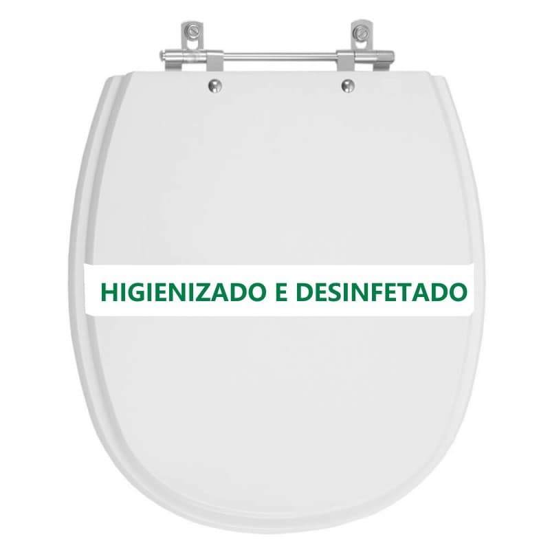 500 Faixa de Vaso Higienizado Desinfetado Motel Hotel SPA