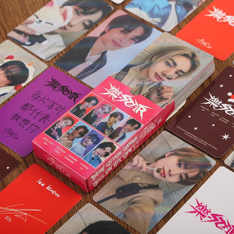 119pcs STRAY KIDS Holographic Laser Lomo cards SKZ Photocards HYUNJIN FELIX BANGCHAN CHANGBIN HAN I.N LEE KNOW Postcards