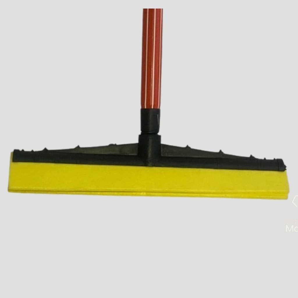 KIT - 1 RODO PLASTICO DE 30 CM C/CABO LISTRADO