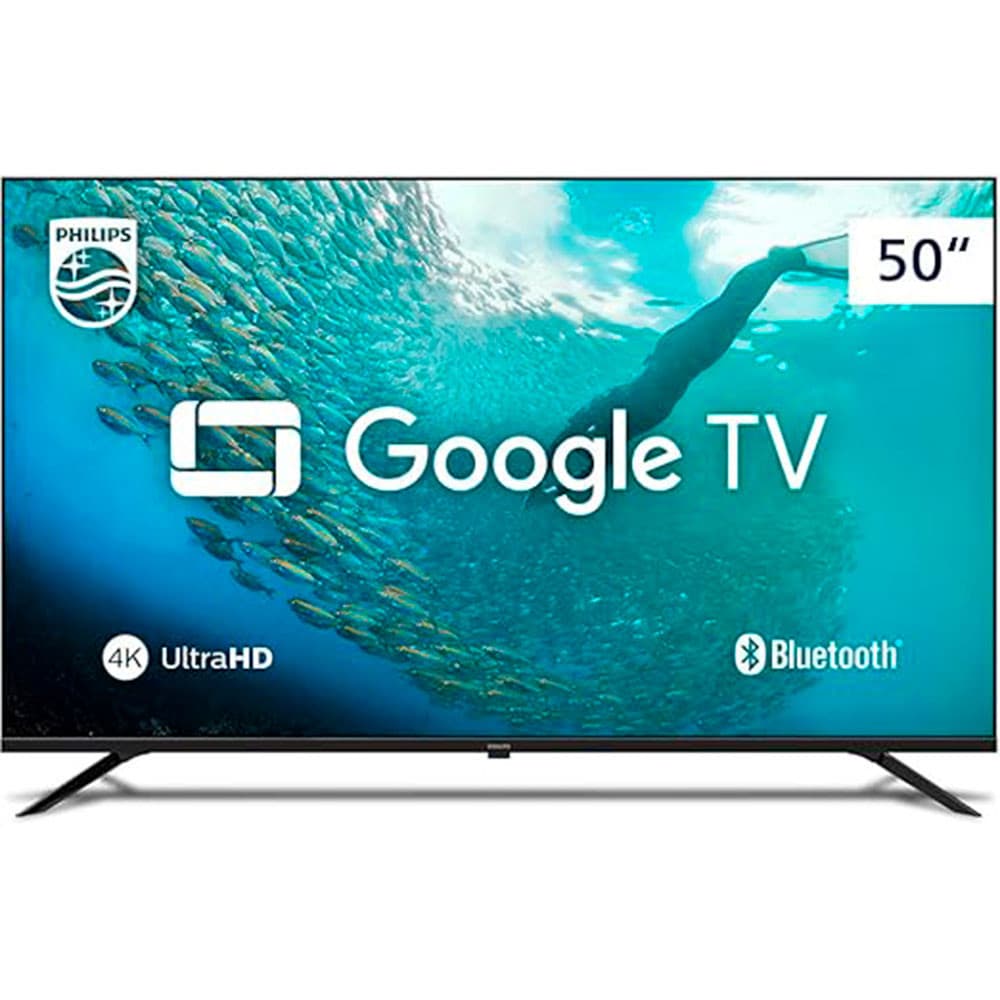 Televisão Smart PUG7019 50 Polegadas 4k Wifi com. de Voz Google Philips