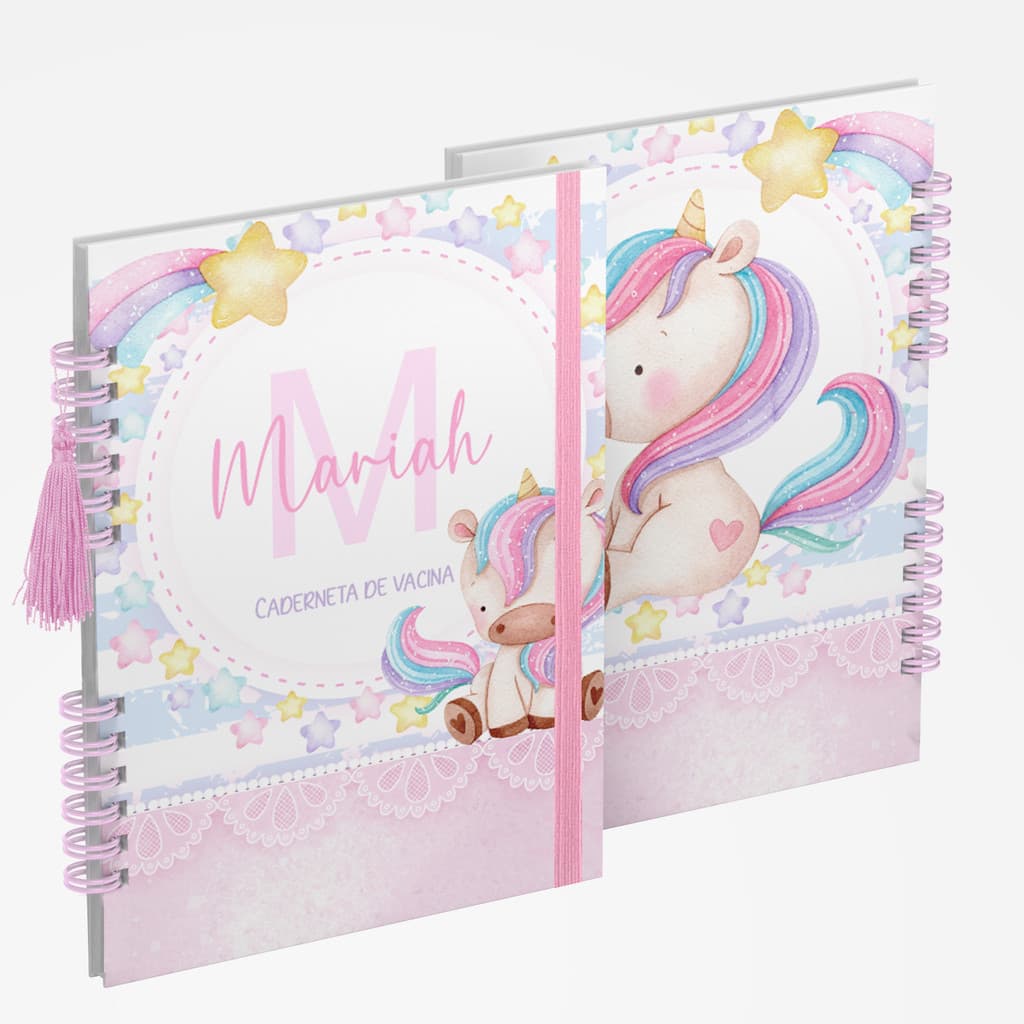 Caderneta de Vacina Feminina com Diversos Modelos Caderneta de Saúde