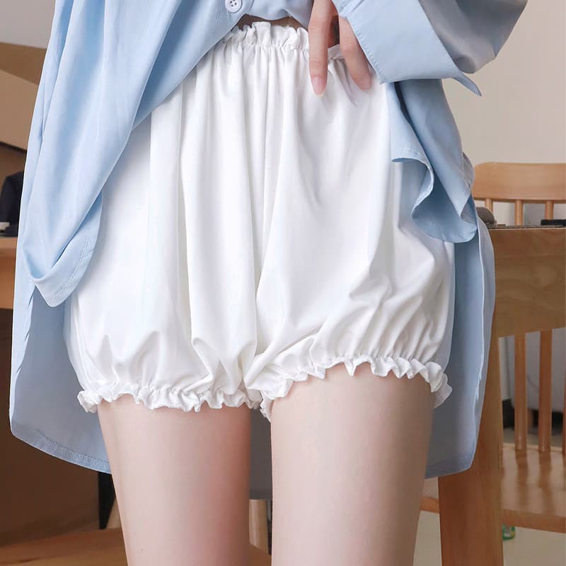 Jk Calças De Segurança De Abóbora Verão Finas Y2k Leggings Loose Home