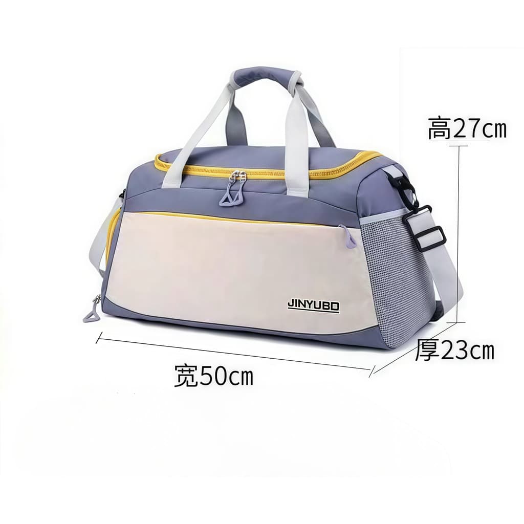 Bolsa Mala de Viagem Multifuncional de Grande Capacidade em Nylon Impermeável para Academia e Negócios Yobel.Loja