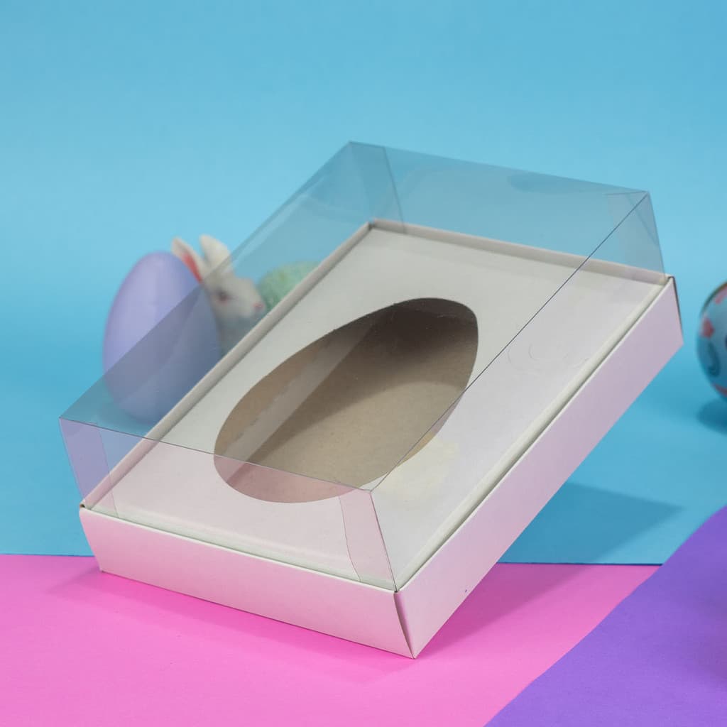 10 Caixas para 1 Ovo de Colher 250g - Branco