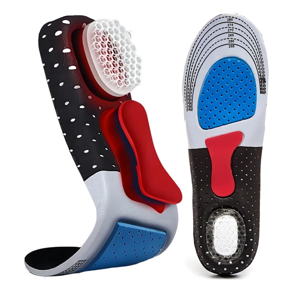 Palmilha Ortopédica Esporão de Calcâneo e Fascite – Reduz Dores nos Pés Azul