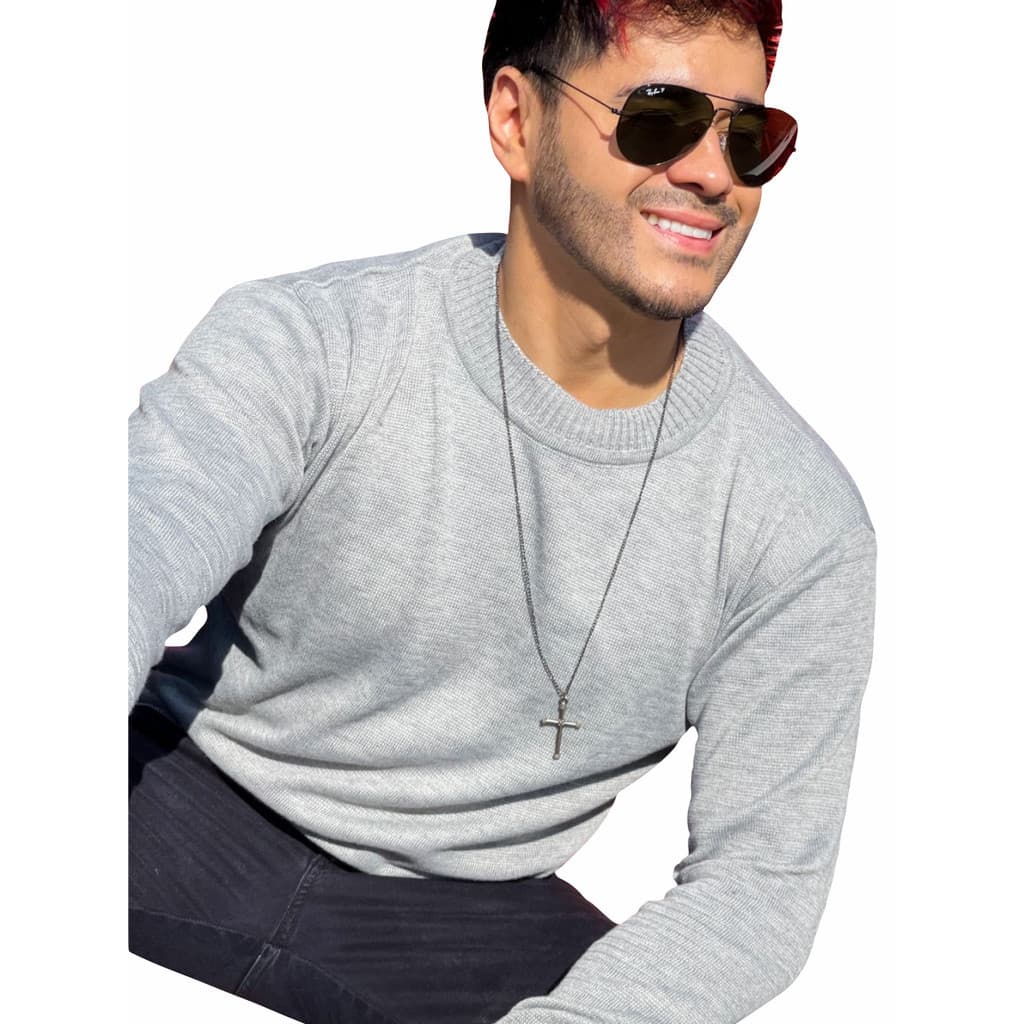 Sueter Masculino Tamanhos M - G - GG Trico Qualidade Manga Longa