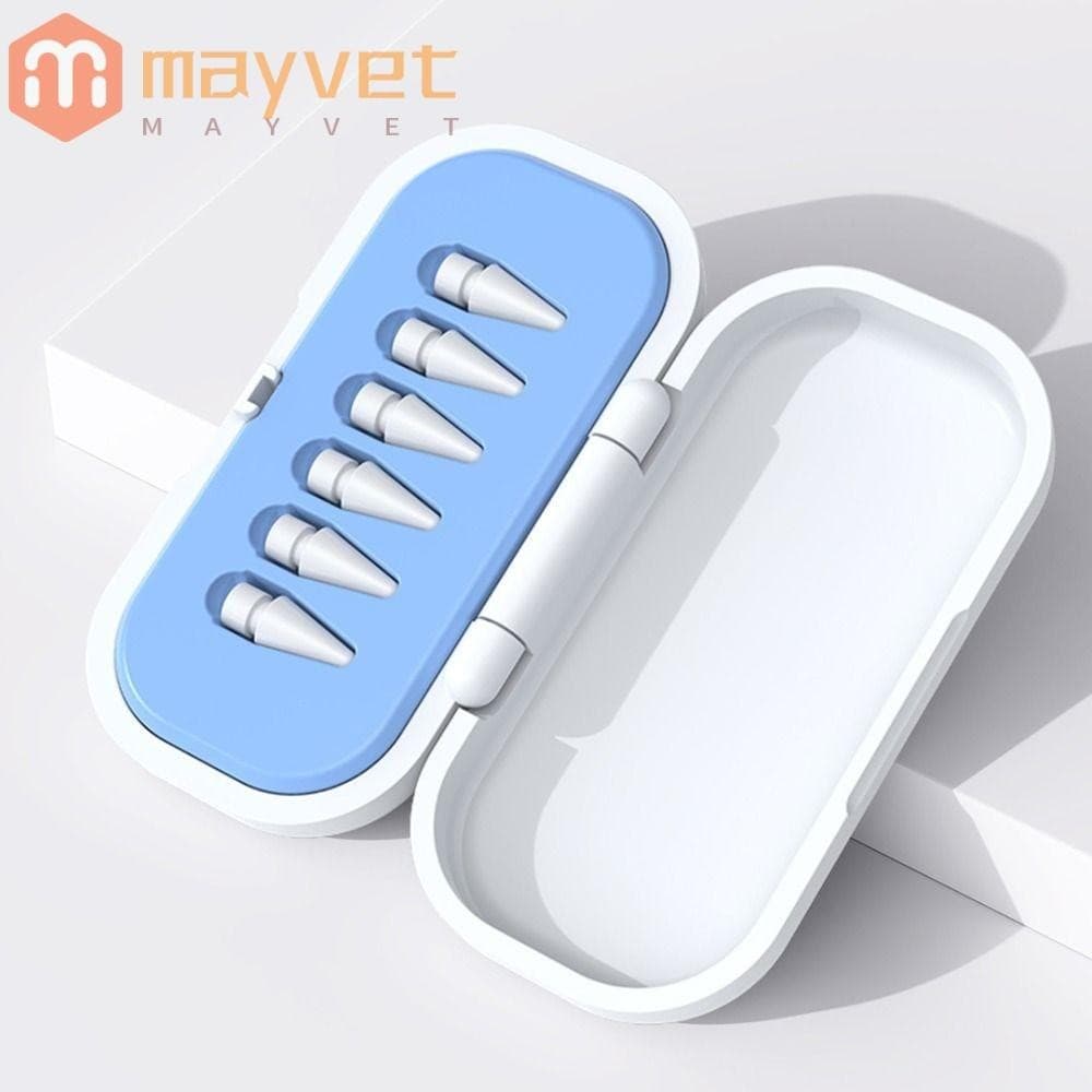 MAYVET 4 Pcs/5/6 Caixa De Ponta Stylus , Armazenamento De Pontas De Lápis Antiarranhões À Prova De Choque , Para