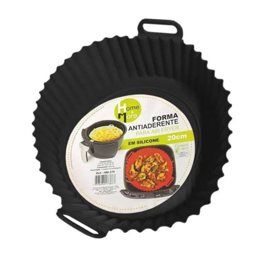FORMA DE SILICONE PARA AIR FRYER 18/20 CENTIMETROS