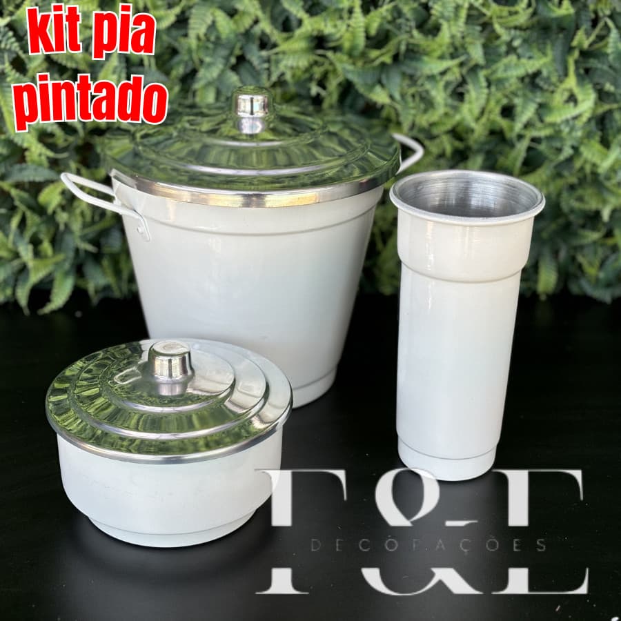 Kit Pia Cozinha Multiúso com Lixeira, Porta Detergente e Porta Bucha