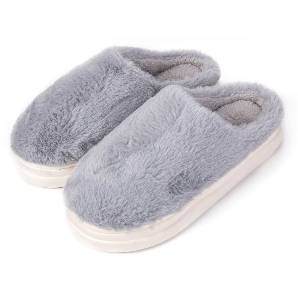 Pantufa Adulto Conforto Peluciada Solado Emborrachada Quente
