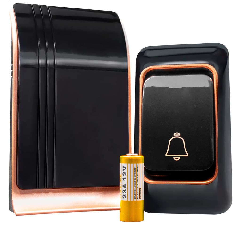 Campainha Sem Fio Bivolt A Prova d'água Residencial com 38 Toques Longo Alcance ate 150 Metros