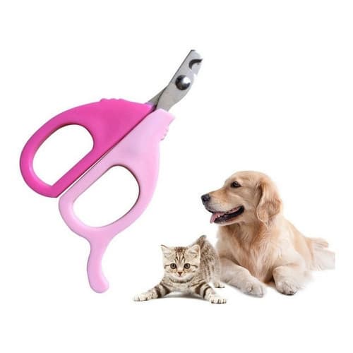 Mini Tesoura Corte De Unhas Com Dedeira Cães Gatos cachorros pequeno porte filhotes Alicate Petshop