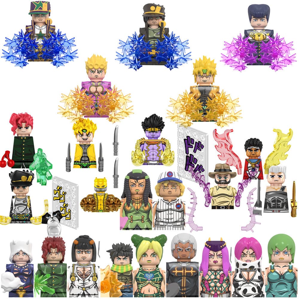 Blocos De Construção Figuras Brinquedo colecao de personagens KF3018 WM2533 WM2541