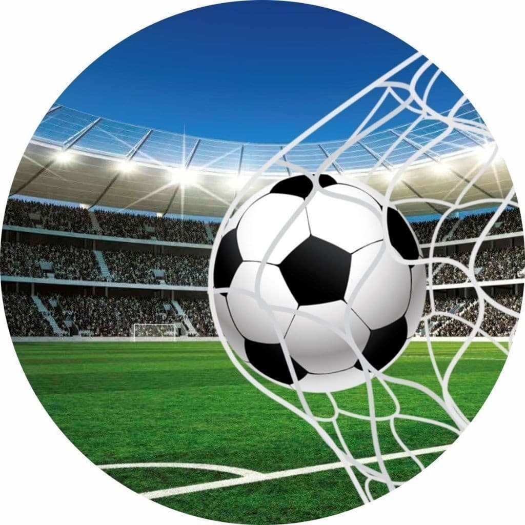 Painel Bola de Futebol Redondo  50 x 50 com elástico Capa Painel Bola Temas 150x150