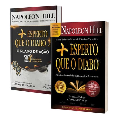 Kit Mais Esperto Que O Diabo 1 E 2 - A Fórmula Para O Sucesso E O Controle Mental Na Prática