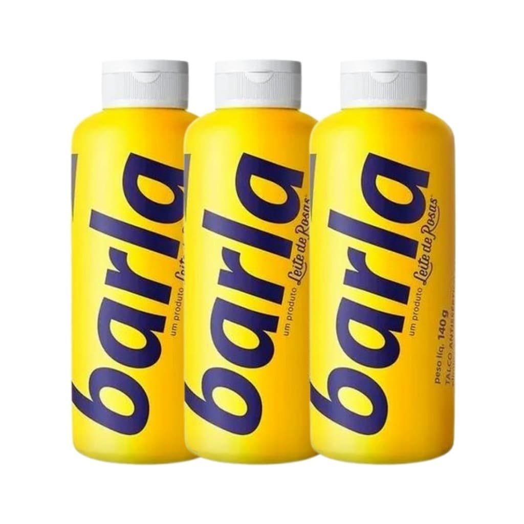 Kit Com 3 Talco antisséptico Barla 140g