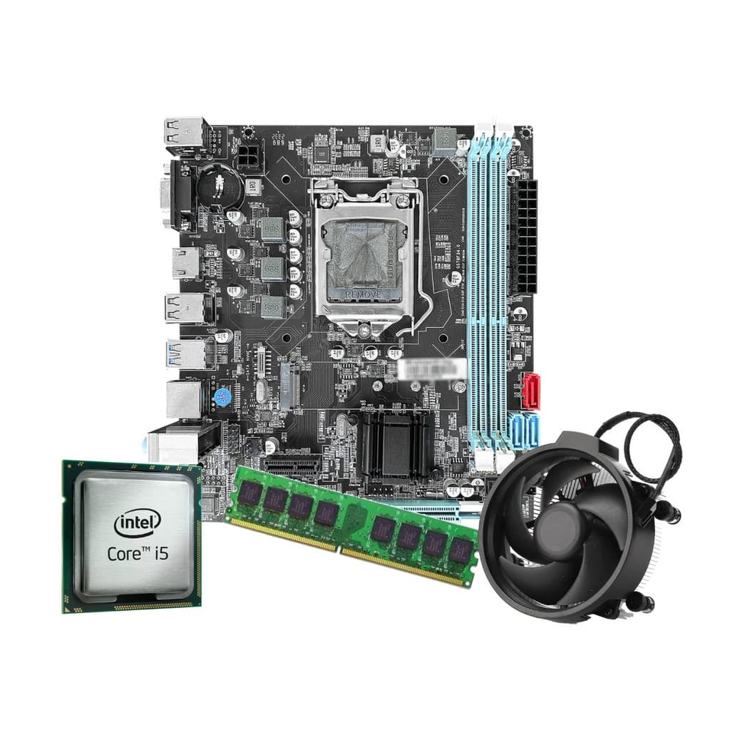 Kit Upgrade Intel I5 3470 + Placa Mãe B75 + Memória RAM 8GB DDR3 + Cooler