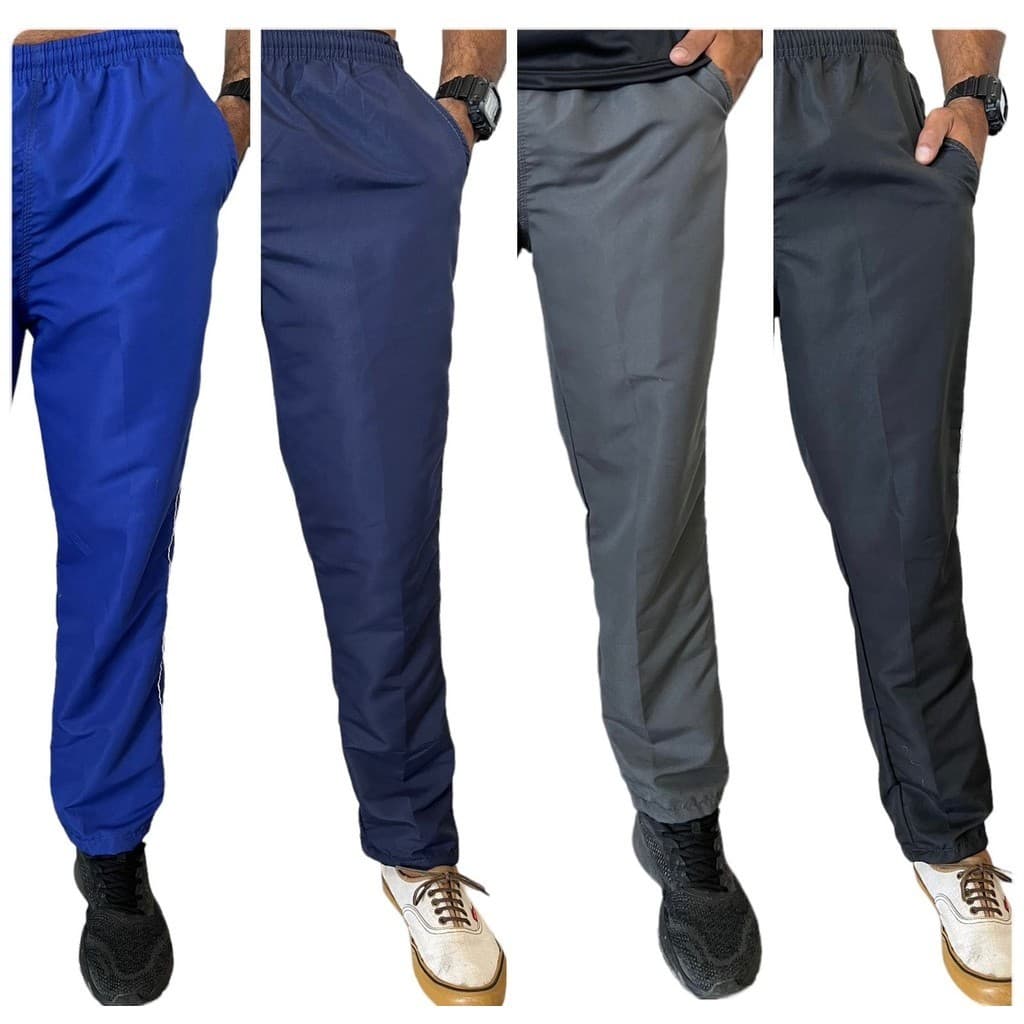 Kit 10 Calças Tactel Masculina Todas com 03 Bolsos Fundos e Costura Reforçada Plus Size